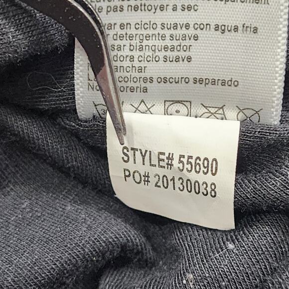 Vintage Fox Racing Jacket Women L Black Speckled Knit Button Front Hooded Casual - Picture 10 of 13